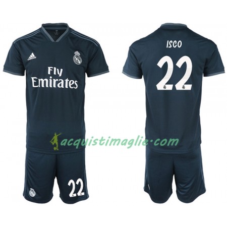 Divisa di Calcio Real Madrid ISCO 22 Bambino Trasferta 2018/2019